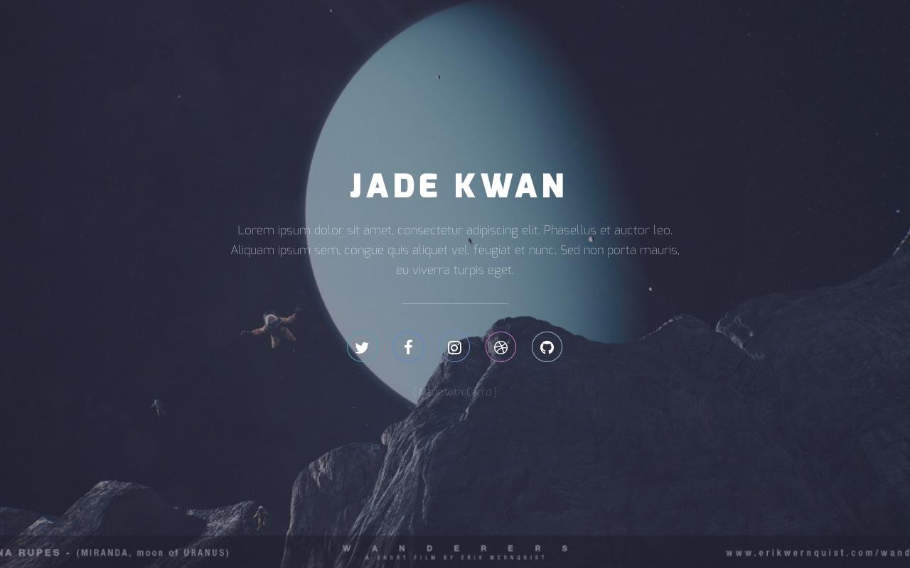 Carrd profile picture for @jade
